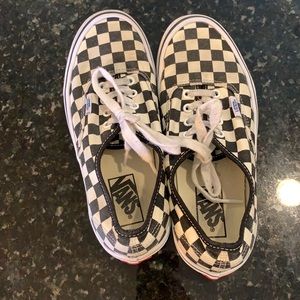 Vans authentic checkerboard shoes